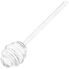 Spoons Honey Stirrer Dispenser mescolando la molla lunga marmellata casa Pratica di vetro di metropolitana Accessorio portatile