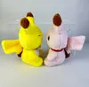 Pink and Cute Emotional Couple Anime Cartoon Plush Toy Doll Puppet Grab Machine Gifts to Girls and Children