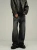 Jeans americanos masculino design china-chic detecta pequena multidão high street ruffian belos calças de alta classe amantes de streetwear 240329