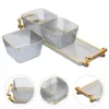 Bowls Dessert Display Holder Tray Fruit Decorate Desktop Kitchen Counter Pp Candy Plate