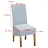 Coperture per sedie Copertura spandex a colore solido protezione per sedili per sala da pranzo elastico Custodia protettiva elastica per il banchetto del ristorante per matrimoni