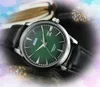 Relogio Masculino Three Stiches Merital Men Watches Fashion Set Auger Cool Leather Strap Clock Quartz自動日付ダイビングタイマーシンプルダイヤルウォッチギフト