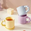 Mugs Personalized Porcelain Aesthetic Handle Lids Espresso Coffee Cups Travel Cute Drink Taza De Cafe Kitchen Accessorie