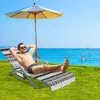 Крышка стулья пляжные полотенце с боковыми карманами взрослые солнце