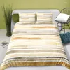 Bettwäsche -Sets Polyester -Streifenmuster Duvet Cover Digitaldruckset mit Kissenbezugsbett für Mädchenquilt