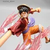 Action Toy Figures 29cm One Piece Figures Luffy Nika Anime Figures Luffy Gear 2 Figure d'action PVC GK Statue Figurine Model Collection Doll Collection Toy Gift L240402