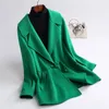 Wool Blends SB9447-448M76 Chinoiserie Najwyższa jakość duża płaszcz jesień i zimowe podwójne kaszmirowe kaszmir