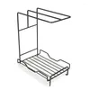 Kitchen Storage Towel Rack Over Door Bar Hanging Holder Stainless Steel Bathroom Cabinet Rag Shelf Hanger