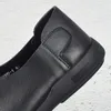Sapatos casuais Baigobendi clássico masculino topo genuíno redondo dedo redondo de dedão no carros de condução do Soft Oxfords Business Man
