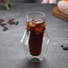 Wine Glasses Double Glass Coffee Mug Clear Borosilicate Cup Insulated Thermal Mugs Drink Cafe For Tea Latte