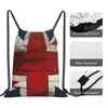 Rugzak Outdoor Portable British Flag Humor Grafische klassieke Drawring Bags Gym Bag