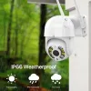 Cameras 2K 4MP HD PTZ IP Camera Outdoor 2MP Wireless WiFi Camera AI Human Detect Bido Way Audio 1080p Home Security CCTV CAME P2P ICSEE