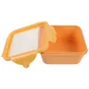 Dinnerware Sets Cheese Containers Bacon Keeper American Portable Storage For Refrigerator Plastic Fruit Vegetable Fridge Travel