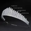 Wedding Hair Jewelry Headpieces Design Cubic Zirconia Princess Tiara Diadem For Bridal Wedding Hair Jewelry Accessories Hairpieces CH10345Headpieces L240402