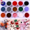 TCST-055 Velvet poeder Villus 3d fuzzy flockpoeder nylon voor nagels kunstdecoratie nagel kunst glitter fluweel flocing poeder 240401