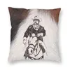 Travesseiro western cowboy rodeo cavalo cheiro de cheiro de vaca de vaca capa de decoração de capa para sala de estar