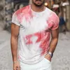 Erkek Tişörtleri Yeni Sıradan Erkek Tişörtler Yaz Giyim 3D Baskı Kısa Kol Üstleri Gevşek Spor Büyük Boyut Giyim Erkek Tshirts Tees 2023 2445