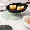 Tischmatten 10/17 cm Gänseblümchenmatte Nahrungsmittelqualität Silikonisolierung Placemat zum Essen mit hoher Temperaturplatte Küchenzubehör
