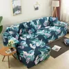 Chair Covers 2024 Year's Textured Style Printed L-Shaped Sofa Cover Buy Two Living Room Anti-Dust Elastic Stretch