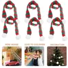 Vases Christmas Scarf Topper Covers Bottle Decoration Knitted DIY Clothes For Xmas Party Holiday Dinner Table 5pcs