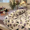 Literie sets ins joli nuage ensemble simple couvre-couverture fleur de lit imprimé linge de lit de linge adulte pour enfants adultes fille de couette toute la saison