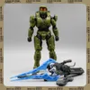 Action Toy Figures 18cm Halo Master Chief Anime Figure Mjolnir Mark VI Gen 3 Figurine 1/12 PVC Statue Model Doll Desk Collectible Decora Toy Gifts L240402