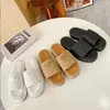 Designer Luxury Slifor sandali Slafo per le pantofole tessute da donna pantofole di beige bianche nere scarpe estive da donna ricamate