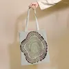 Bolsas de armazenamento árvores de mola e salgueiros Bolsa de compras reutilizável Tote impressão de impressão Eco Shopper ombro ombro