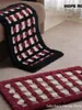 Carpets Checkerboard Thickened Tufting Carpet Luxurious Fluffy Soft Plush Entry Door Mat Bathroom Anti Slip Rug Bedside Foot