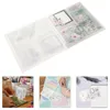 Depolama Şişeleri 20 Çelik Çiçek Scrapbooking Malzemeleri Etiket Çıkartmaları Yapışkan Planlayıcı Sızıntıları için Seyahat