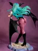 Figuras de brinquedos de ação 23cm Vampireed Hunter Figura Morrigan Aensland Anime Figura Toys Bishoujo Coleção Ação da estátua Figura Halloween Modelo Doll L240402