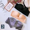 Bras Finetoo 3pcs/Set Strapless Front Exposure Bra Sexy Women Bralette Underwear Brassiere Lingerie onzichtbaar voor vrouwelijke A/B Cup