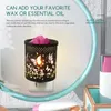 Candle Holders Aroma Oil Burner Wax Melt Electric Bedroom Burners Wrought Iron Fragrance Diffuser Melting Office