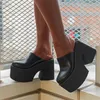 Hausschuhe Sandalen Sommer 2024 Frauen Baotou Plattform Trend High Heels Ladies Schuhe Pumpen schwarze weiche Lederdicke Slides Mujer