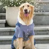 Vêtements pour chiens vêtements d'animaux de compagnie épaissis et costumes chauds Golden Retriever doux à gros chiens adaptés à toutes les races de