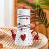 Canecas de canecas Cerâmica de cerâmica caneca de caneca bebendo um presente criativo de presente criativo para a mesa de cozinha viagens de escritório em casa viagens