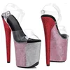 Scarpe da ballo 20 cm/8 pollch pvc uppre color sandals ad alto tacco da donna sandali sexy show e palo danza 070