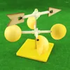 Trädgårdsdekorationer väder Vind Vane Kids Science Toy Kit Toys Station Veals Diy Assembly Weathervane Model Windmill Plastic Indicator Tools Tools