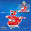 Action Toy Figures Super Wings 5 pouces Transformer un Jett suralimenté mini Magnétique Transformage Super Pet Figures d'action Déformation Kids Toys L240402