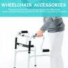 Крышка стул Черные ручки Коляска подлокотники Professional Walker Grip Не скольжение