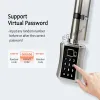 Lock Bluetooth Wooden Tuya Fingerprint Password IC Card Key 60mm 70mm 80mm Lock Cylinder TTLock APP Remote Control Electronic Lock