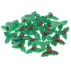 Bouteilles de rangement 30 pcs Noël micro paysage vert décoration de salle verte