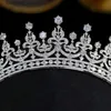 Bruiloft haar sieraden tiaras klassieke koningin kronen stijl luxe bruid tiaras bruiloft kroon haar hoofdtooi hedding jurk parade sieraden l46