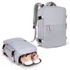 バックパック飛行機旅行女性用女性用軽量エアバックパック靴ポケット付き機能バッグの防水機能バッグ