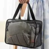 Storage Bags Cosmetic Bag Great Load Bearing Shower Portable Toiletry Organizer Capacity Mesh For Quick-dry Gym