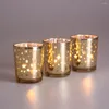 Bougeoirs 12pcs pots étoiles ciel tasse décoration en verre bougies de maison
