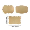 Gift Wrap 100 Pcs/Roll Blank Kraft Paper Labels Sticker Tags Decoration For Jam Jars