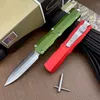 New 4 styles MICRO TECH III OTF Automatic Knife 3.07" D2 Steel Blade Aluminum alloy Handle Camping Outdoor Tool Tactical Combat Self-defense Knives EDC Pocket Knifes