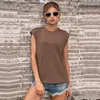 T-shirts de femmes surdimensionnés d'été pour les femmes décontractées de streetwear coréen t-shirts bases bases solides cool tops