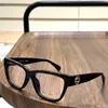 Óculos de leitura de grife glasses de designer Chanells Óculos de sol Acetato Modelo CH3455 Vicos ópticos de luxo quadrados com óculos de sol de caixa para mulheres
